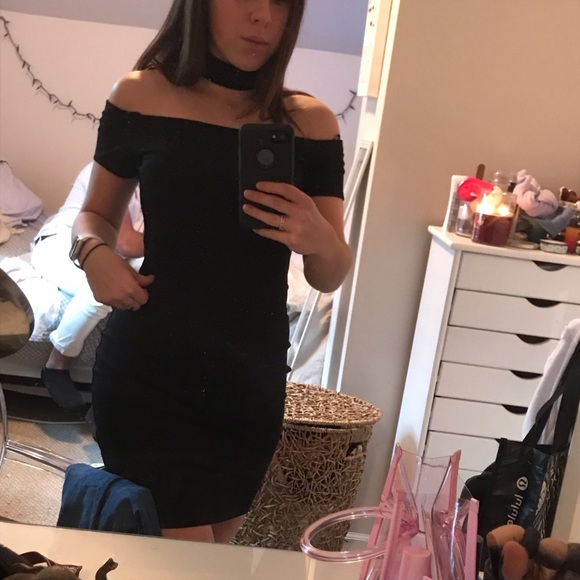 NWT Guess black mini choker dress - Picture 6 of 7